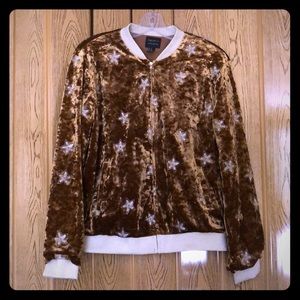 🌟Never Worn Velour Varsity Jacket✨